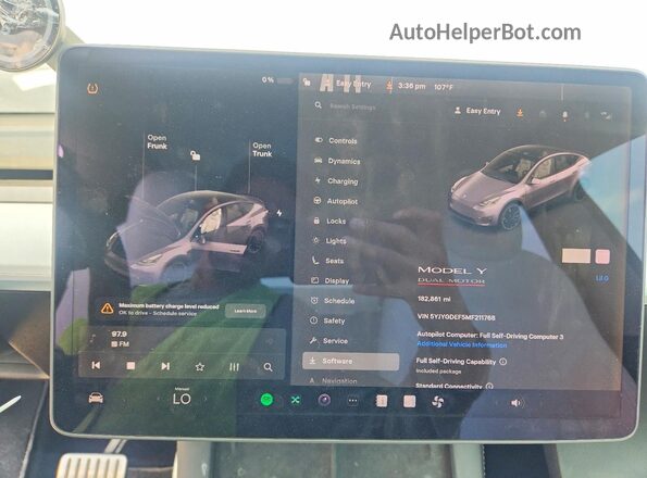 5YJYGDEF5MF211768 2021 TESLA MODEL Gray Rear seats view