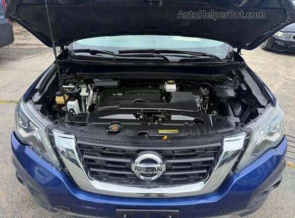 5N1DR2MN0JC620741 2018 NISSAN PATHFINDER Blue Շարժիչի բաժամունքի տեսք