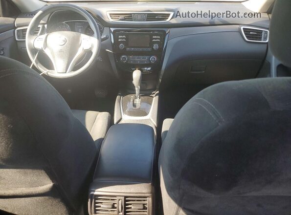 5N1AT2MV7GC763909 2016 NISSAN ROGUE Blue ხელსაწყოთა პანელის ხედი