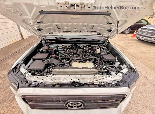 3TMKB5FNXSM025636 2025 TOYOTA TACOMA White Առջևի վահանակի տեսք