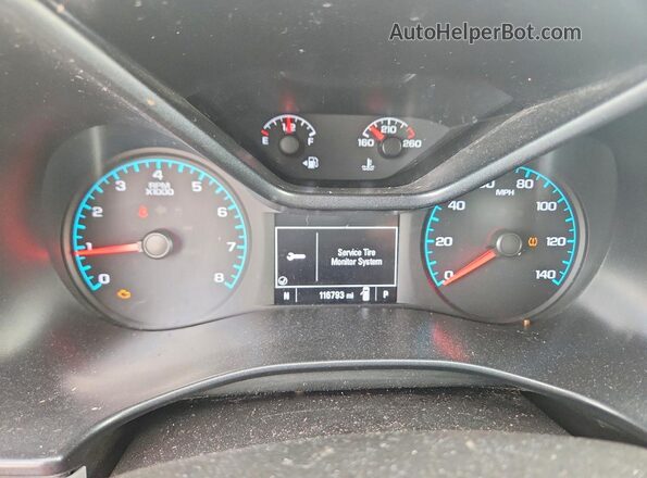 1GCHSBEA4K1145226 2019 CHEVROLET COLORADO White Vista de los asientos traseros