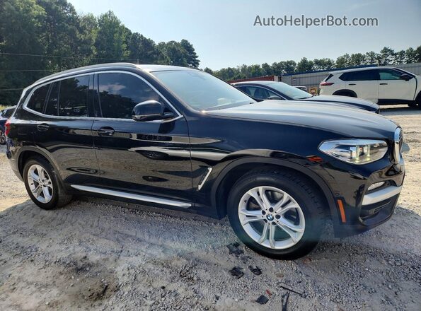 5UXTR7C56KLR39625 2019 BMW X3 Black Դիմացի տեսք