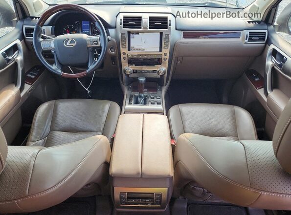 JTJJM7FX0J5186503 2018 LEXUS GX White Widok zestawu wskaźników