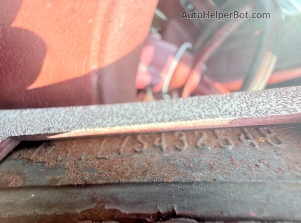 1Z37L7S432548 1977 CHEVROLET CORVETTE Красный Вид наклейки с VIN-кодом