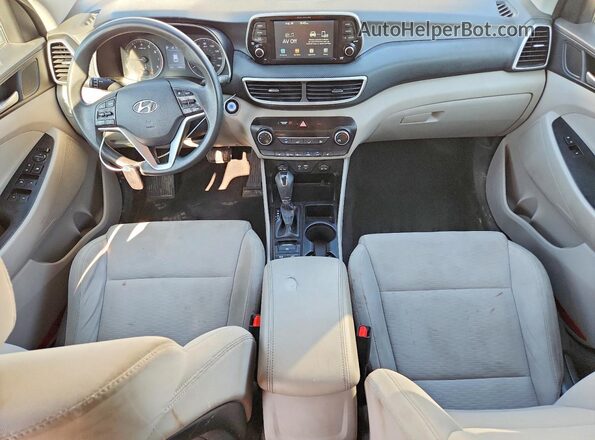 KM8J3CA47KU863982 2019 HYUNDAI TUCSON White Instrument cluster view