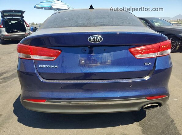 5XXGU4L31GG095287 2016 KIA OPTIMA Blue Vista interior delantera