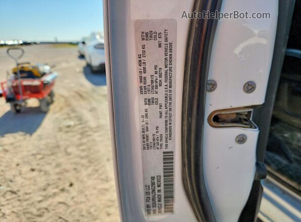 3C6UR5HJ3NG298748 2022 RAM 2500 White Вид наклейки з VIN-кодом