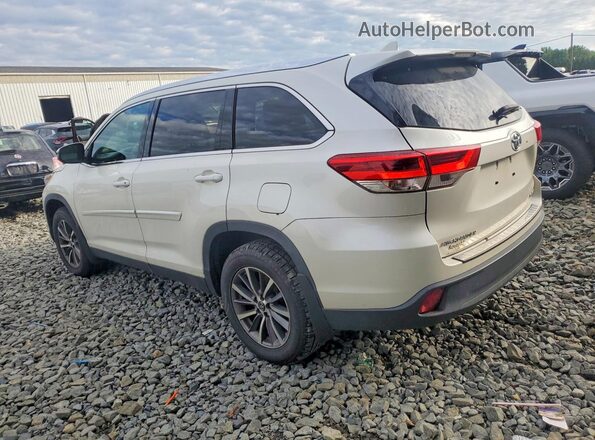 5TDJZRFHXKS603985 2019 TOYOTA HIGHLANDER Белый Задняя правая четверть