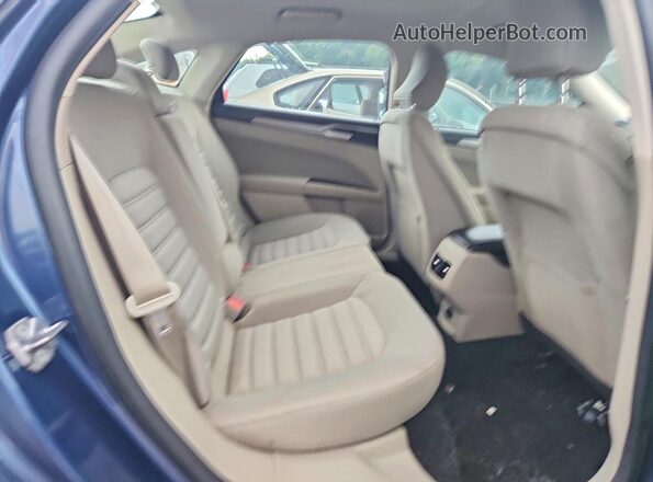 3FA6P0HD1KR203484 2019 FORD FUSION Blue Սալոնի հետևի տեսք