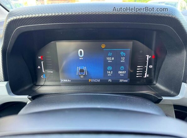 1FTER4PH4RLE16367 2024 FORD RANGER Charcoal Instrument cluster view