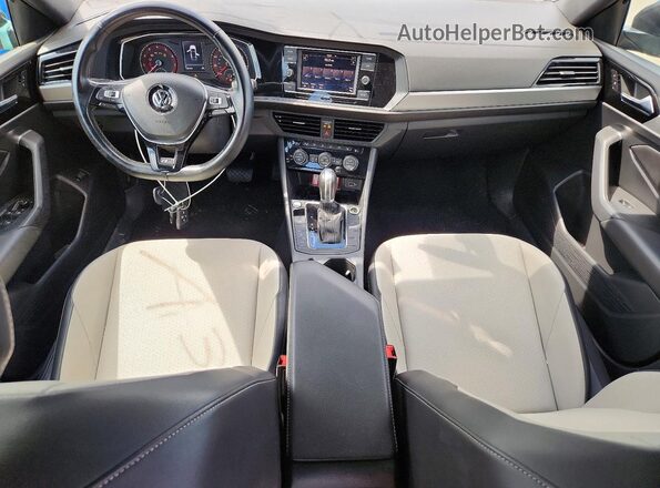 3VWCB7BU8KM192507 2019 VOLKSWAGEN JETTA Gray Вид щитка приладів