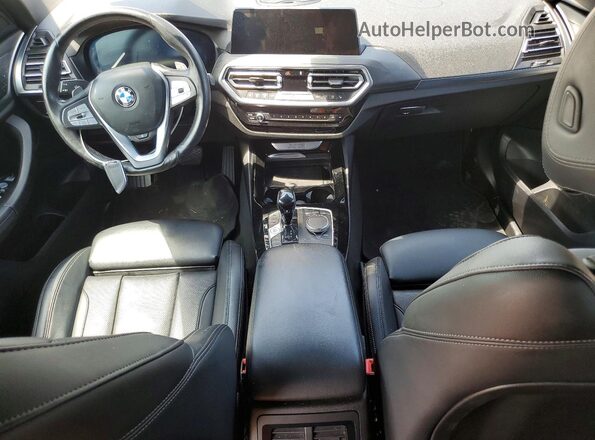 5UX43DP02P9S75220 2023 BMW X3 White Սարքավորումների վահանակի տեսք