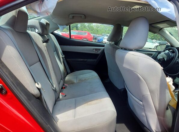 2T1BURHE1GC732638 2016 TOYOTA COROLLA Red უკანა სალონის ხედი