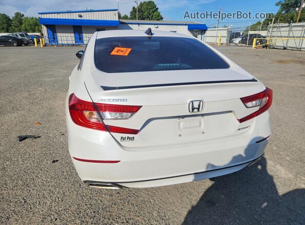 1HGCV1F32MA098567 2021 HONDA ACCORD White Սալոնի դիմացի տեսք