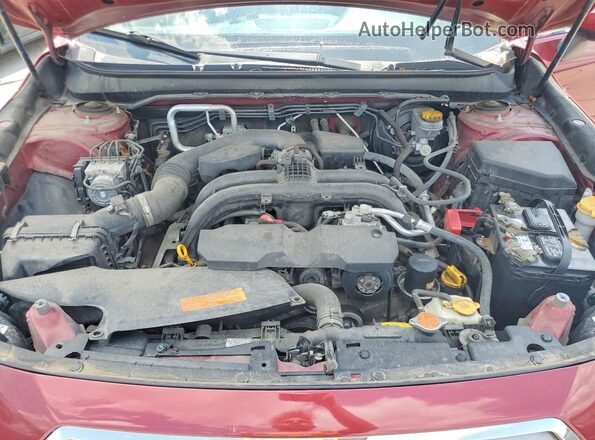 4S4BSANC1H3331848 2017 SUBARU OUTBACK Maroon Widok komory silnika