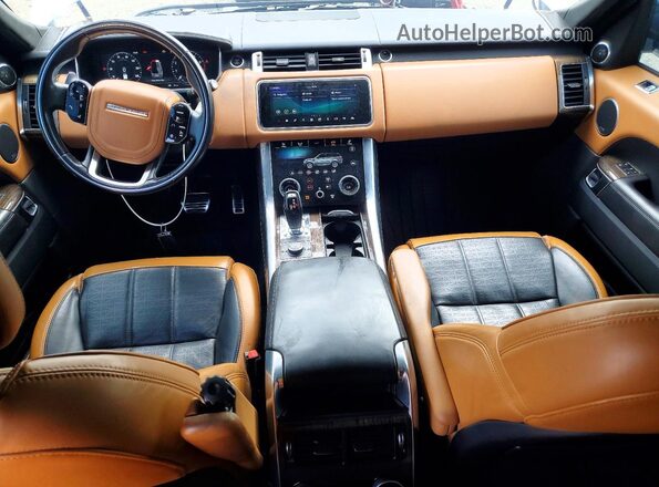SALWV2SV6JA400150 2018 LAND ROVER RANGE White Vista del cuadro de instrumentos