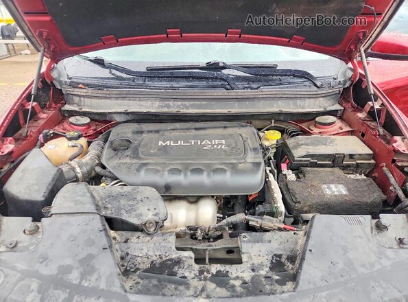 1C4PJLCB7GW230393 2016 JEEP CHEROKEE Красный Вид подкапотного пространства