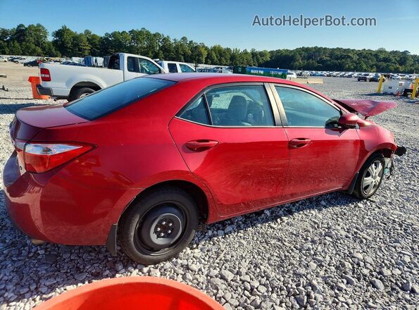 2T1BURHE1GC732638 2016 TOYOTA COROLLA Red წინა მარჯვენა