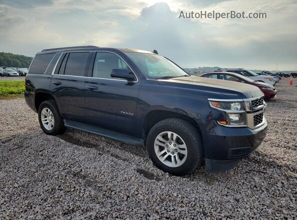 1GNSKBKC8HR171549 2017 CHEVROLET TAHOE Blue Вид спереду