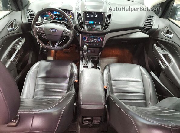 1FMCU9HD5KUB71444 2019 FORD ESCAPE Charcoal Вид щитка приладів