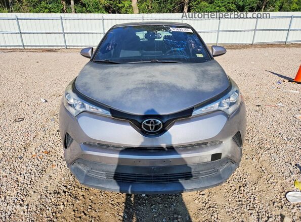 NMTKHMBX1JR025392 2018 TOYOTA C-HR Silver უკანა ხედი