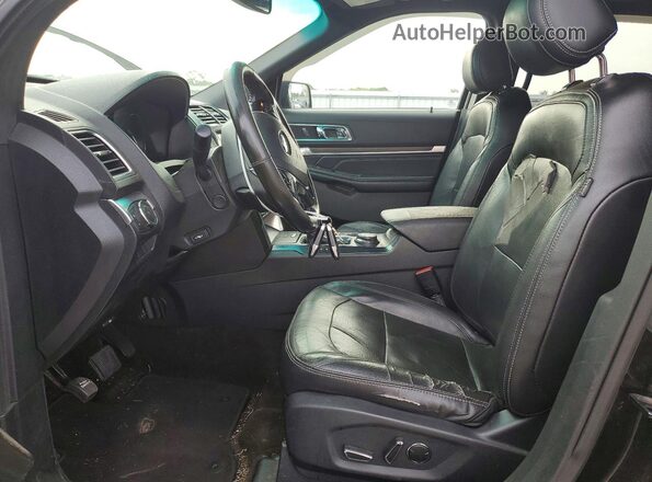 1FM5K8F82GGB27776 2016 FORD EXPLORER Black Widok deski rozdzielczej