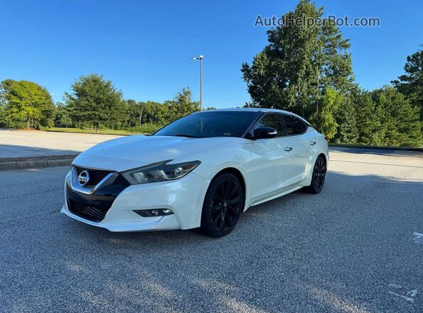1N4AA6AP8HC365784 2017 NISSAN MAXIMA Белый Задняя правая четверть