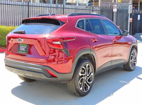 KL77LJE28RC186496 2024 CHEVROLET TRAX Red Առջևի աջ
