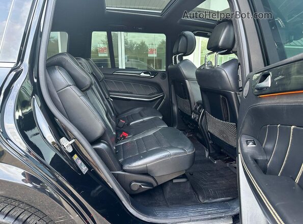 4JGDF7FE4HA907539 2017 MERCEDES-BENZ GLS-CLASS Черный Вид салона спереди