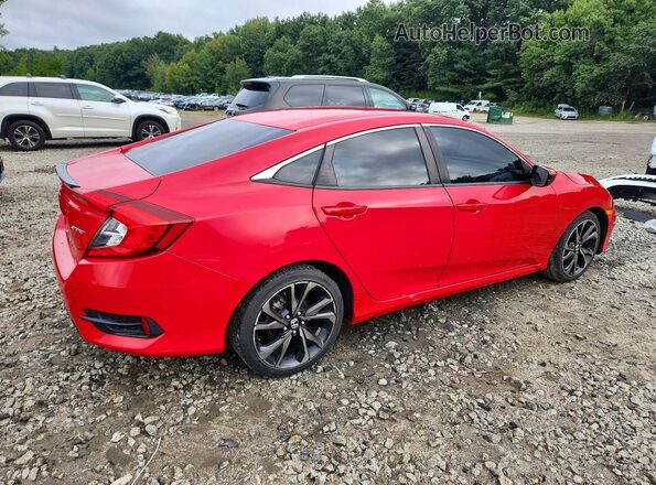 2HGFC2F85MH533782 2021 HONDA CIVIC Red Front right