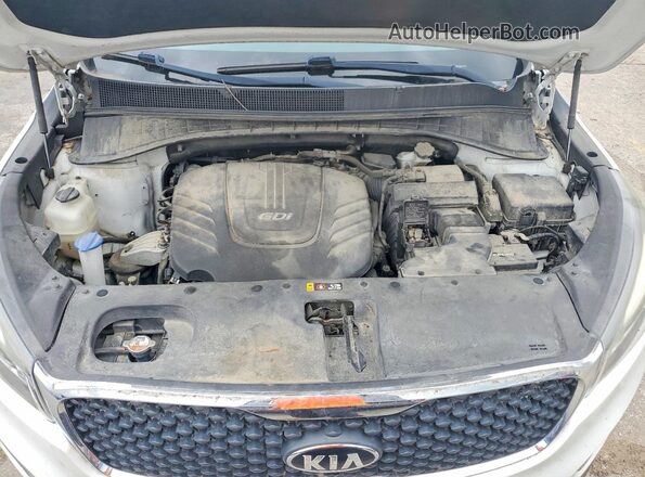 5XYPGDA57HG209043 2017 KIA SORENTO Белый Вид подкапотного пространства