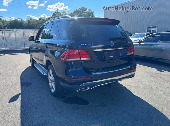 4JGDA5HB8JB044198 2018 MERCEDES-BENZ GLE Blue Tył prawy