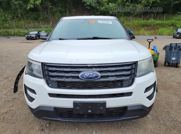 1FM5K8AR1KGA29685 2019 FORD EXPLORER White Widok z tyłu