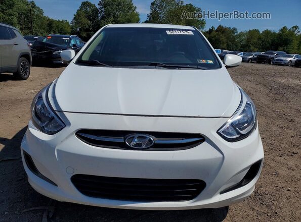 KMHCT4AE2HU344810 2017 HYUNDAI ACCENT White Widok z tyłu