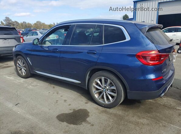 5UXTR9C51JLD72091 2018 BMW X3 Blue უკანა მარჯვენა