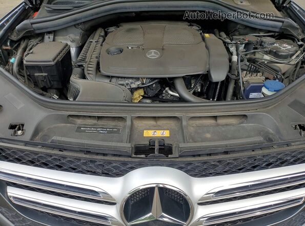 4JGDA5JB5HA861350 2017 MERCEDES-BENZ GLE Gray Widok komory silnika