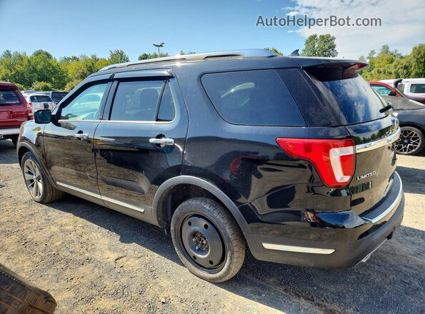 1FM5K8FH8JGB98309 2018 FORD EXPLORER Black უკანა მარჯვენა