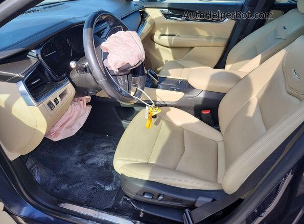 1GYKNARSXJZ198159 2018 CADILLAC XT5 Blue წინა პანელის ხედი