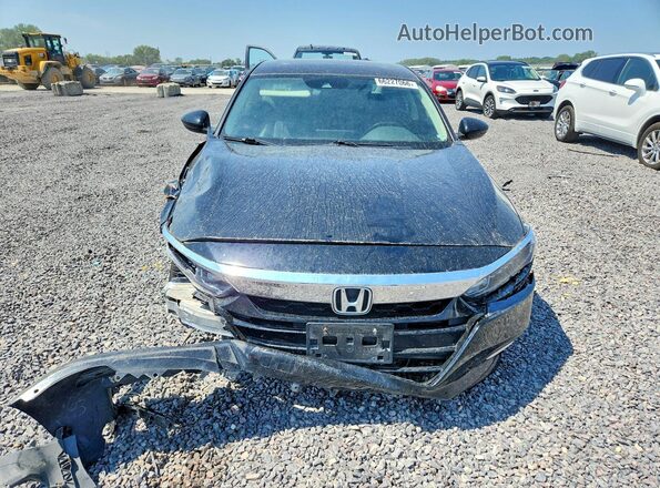 1HGCV3F52KA021126 2019 HONDA ACCORD Black უკანა ხედი
