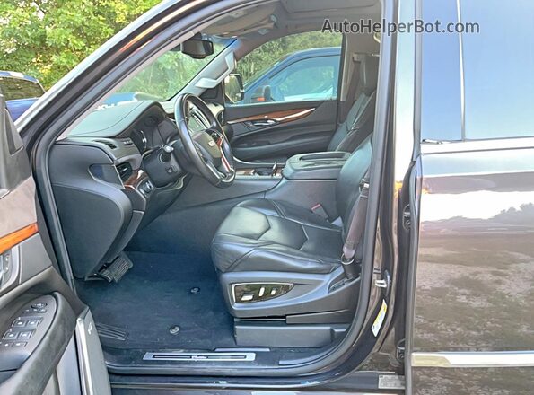 1GYS3BKJ0GR384346 2016 CADILLAC ESCALADE Серый Вид подкапотного пространства