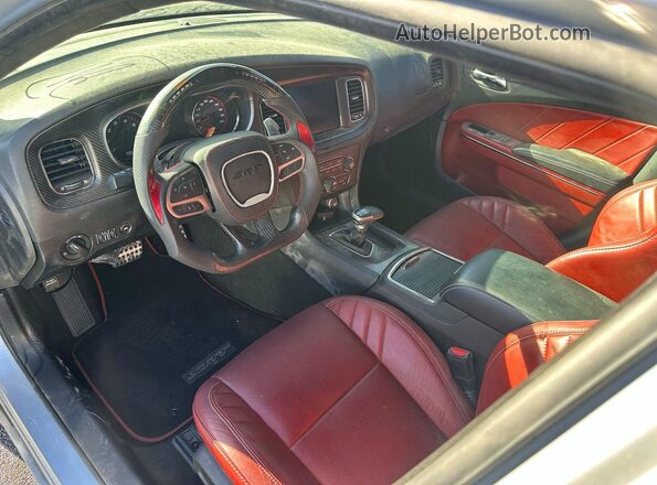 2C3CDXL93NH113954 2022 DODGE CHARGER Silver Вид задніх сидінь