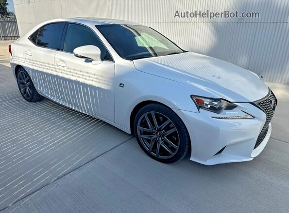 JTHBA1D25G5037001 2016 LEXUS IS White Tył lewy