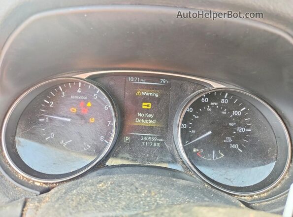 KNMAT2MV8GP701772 2016 NISSAN ROGUE Красный Вид задних сидений