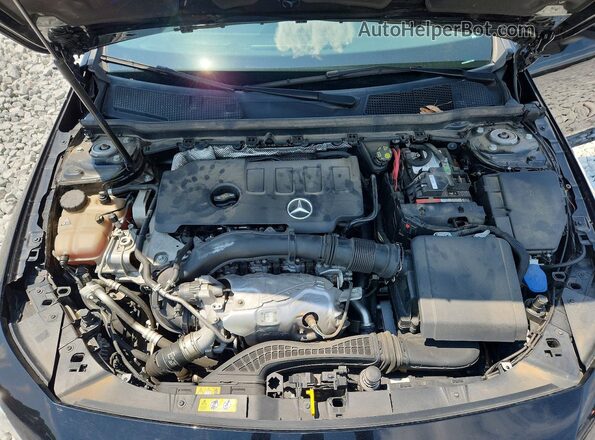 W1K5J4HB8MN171027 2021 MERCEDES-BENZ CLA-CLASS Black ძრავის განყოფილების ხედი