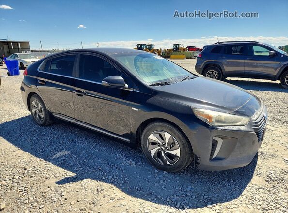 KMHC75LC5HU030445 2017 HYUNDAI IONIQ Black წინა ხედი