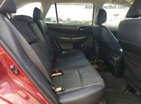 4S4BSANC1H3331848 2017 SUBARU OUTBACK Maroon Widok wnętrza z tyłu
