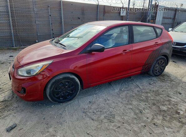 KMHCT5AE7HU300419 2017 HYUNDAI ACCENT Red Rear left