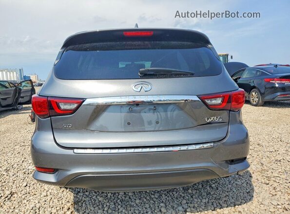 5N1DL0MM9KC558366 2019 INFINITI QX60 Charcoal Widok wnętrza z przodu