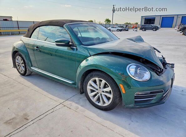 3VW517AT3HM816369 2017 VOLKSWAGEN BEETLE Зеленый Вид спереди