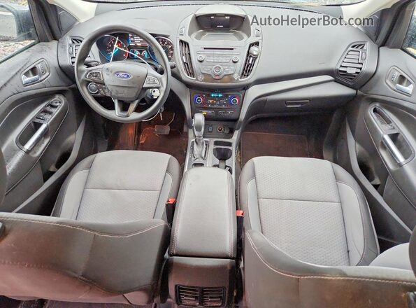 1FMCU9GDXJUA18400 2018 FORD ESCAPE Silver ხელსაწყოთა პანელის ხედი